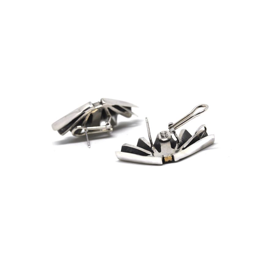 2 element 'fan' earrings VENTAGLI | OR  BARR ZIRCARG